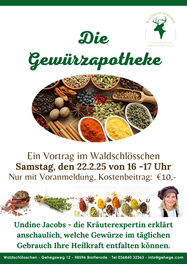Plakat mit Informationen zum Vortrag