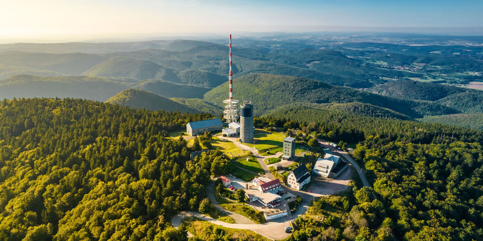 Der Große Inselsberg aus der Vogelperspektive