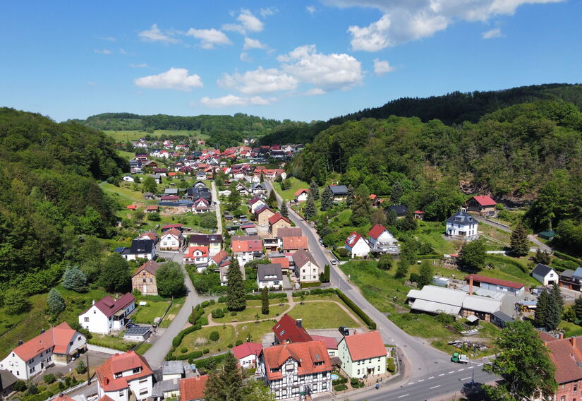 Blick auf Elmenthal, Stadt Brotterode-Trusetal