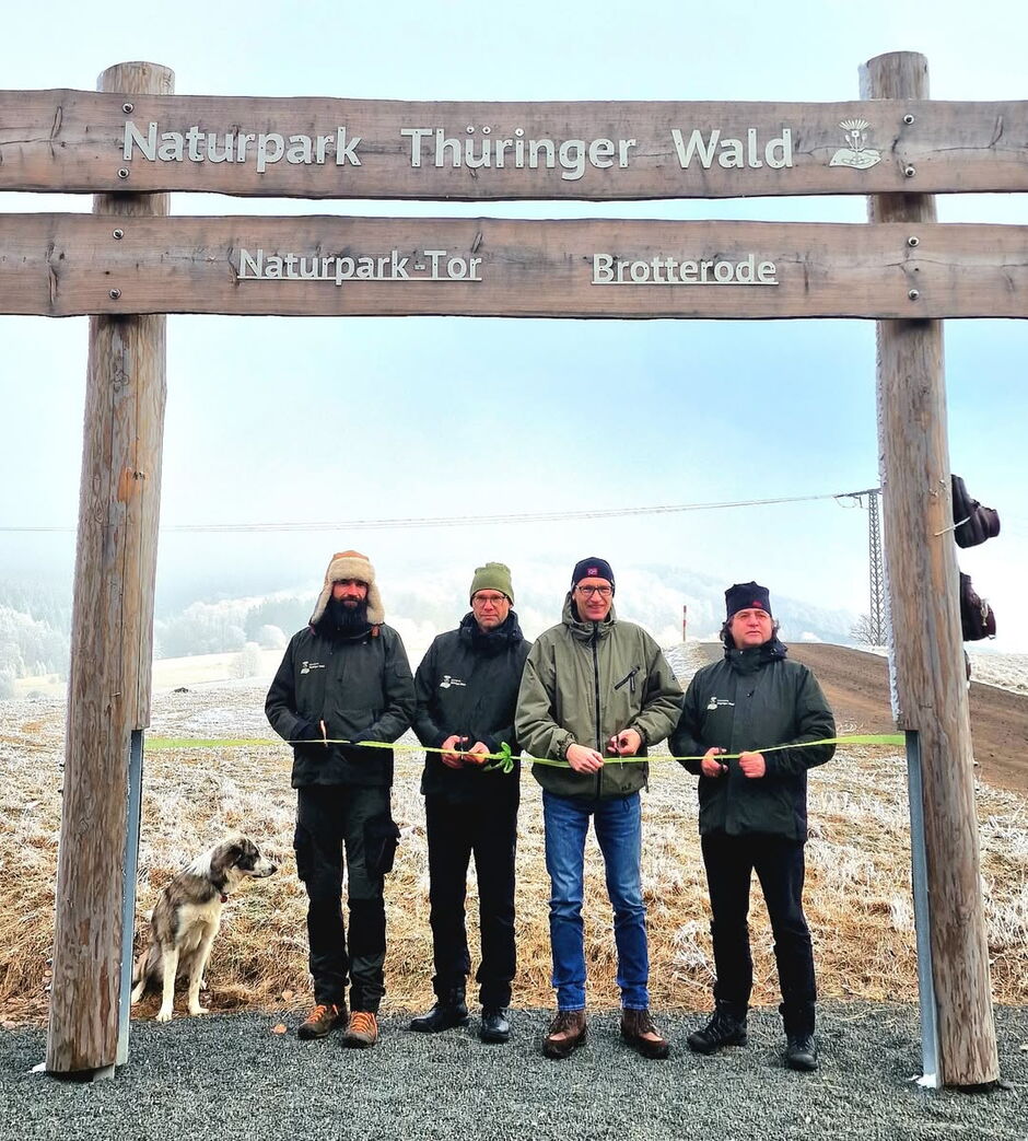 v.l.n.r: Adrian Wolf, Ralf Kirchner, Kay Goßmann und Dr. Gerald Slotosch